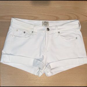 Jcrew White Jean Shorts
